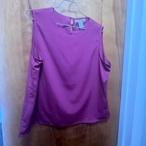 Elegant Purple Sleeveless Top